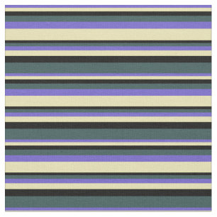 Schieferblau, Tan, Schwarz und Dunkel - Schiefergr Stoff