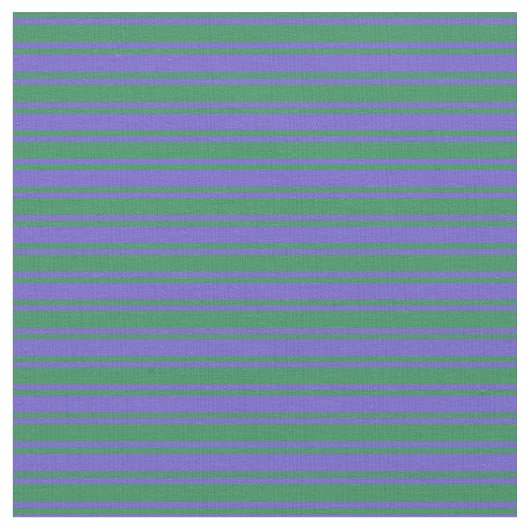 Schieferblau und grüne Streifen Stoff (Nahaufnahme)