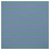 Schieferblau und grüne Streifen Stoff (Muster)