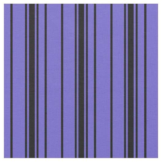 Schieferblau und schwarze Linien Stoff (Nahaufnahme)
