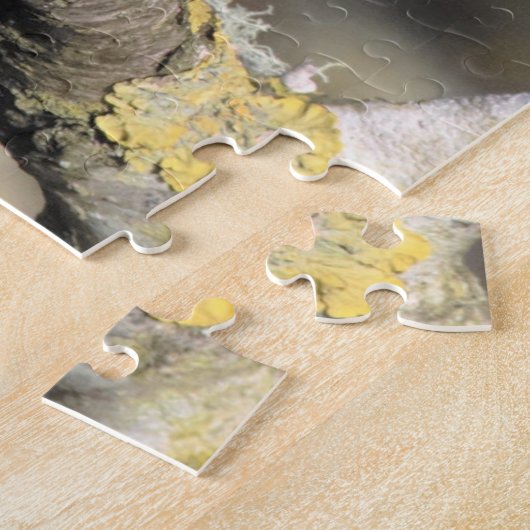 Schieferfarbener, dunkel-Mit Augen Junco auf der B Puzzle (Seite)