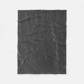Schieferglitzern Hintergrund schwarze Schieferstru Fleecedecke (Vorderseite)