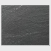 Schieferglitzern Hintergrund schwarze Schieferstru Geschenkpapier (Flach)