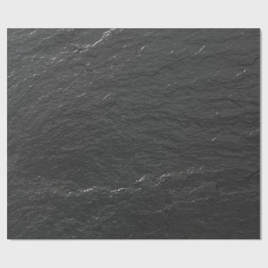 Schieferglitzern Hintergrund schwarze Schieferstru Geschenkpapier (Flach)