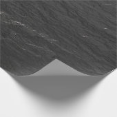 Schieferglitzern Hintergrund schwarze Schieferstru Geschenkpapier (Ecke)