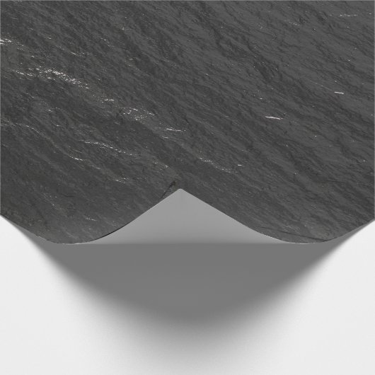 Schieferglitzern Hintergrund schwarze Schieferstru Geschenkpapier (Ecke)