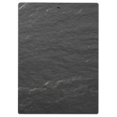 Schieferglitzern Hintergrund schwarze Schieferstru Klemmbrett (Rückseite)