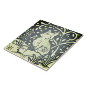 Schiefergraue Fox Winterschneewald Natur Fliese (Seite)