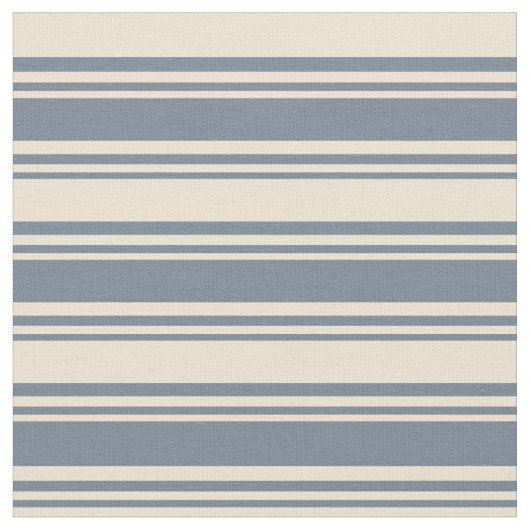 Schiefergraue und beige farbige Muster Stoff (Nahaufnahme)