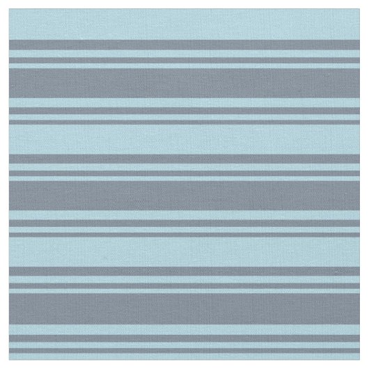 Schiefergraue und hellblaue Streifen Stoff (Nahaufnahme)