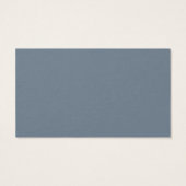 Schiefergraue Visitenkarte (Rückseite)