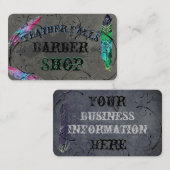 Schiefergrauen, Pastelfüßer, knackige Wirbel auf e Visitenkarte (Vorne/Hinten)