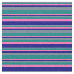 Schiefergraues, Aquamarines, Hot-Pink und blaues M Stoff
