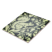 Schiefergraues Eichhörnchen Acorn Waldland Natur Fliese (Seite)