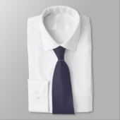 Schiefergraues elegantes Monogramm + Name Krawatte (Gebunden)
