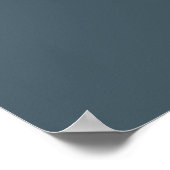 Schiefergraues Gelbes Quantendesign Poster (Ecke)