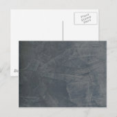 Schiefermarmor Postkarte (Vorne/Hinten)