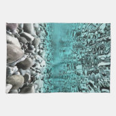 Schieferwasser Kunst und Kunst der Ägäis Geschirrtuch (Horizontal)