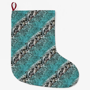 Schieferwasser Kunst und Kunst der Ägäis Großer Weihnachtsstrumpf