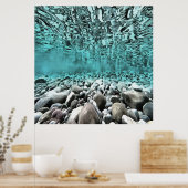 Schieferwasser Kunst und Kunst der Ägäis Poster (Küche)