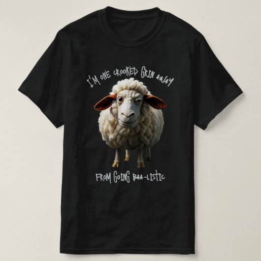 schiefes Grinsen 001 T-Shirt (Design vorne)