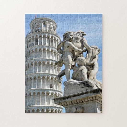 Schieftturm von Pisa, Italien Puzzle (Vertikal)