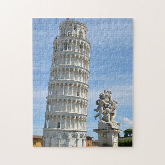 Schieftturm von Pisa, Italien Puzzle (Vertikal)