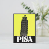 Schieftturm von Pisa Postcard Design Postkarte (Stehend Vorderseite)