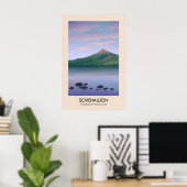 Schiehallion Munros von Schottland-Reiseposter Poster (Heimbüro)