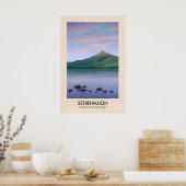 Schiehallion Munros von Schottland-Reiseposter Poster (Küche)