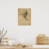 Schiele - Antike Büste 1906 Poster (Küche)