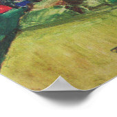 Schiele - Bauernhof in einer Landschaft Poster (Ecke)