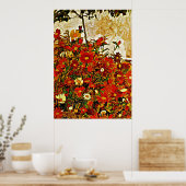 Schiele - Bereich der Blume, Kunst Poster (Küche)