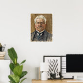 Schiele - Circle Portrait Leopold Czihaczek 1912 Poster (Heimbüro)