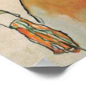 Schiele - Der Cello Player 1910 Poster (Ecke)