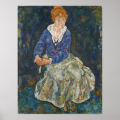 Schiele - Ehefrau Edith Poster (Vorne)