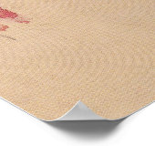 Schiele - Gerti mit Haarmesh 1910 Poster (Ecke)