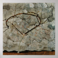 Schiele - Herbstbaum in Stirred Air (Winterbaum)