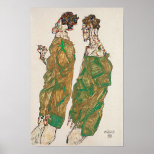 Schiele - Hingabe Poster