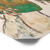 Schiele - Hingabe Poster (Ecke)