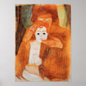 Schiele - Madonna mit Kind 1908 Poster (Vorne)