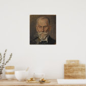 Schiele - Männerportrait um 1910 Poster (Küche)