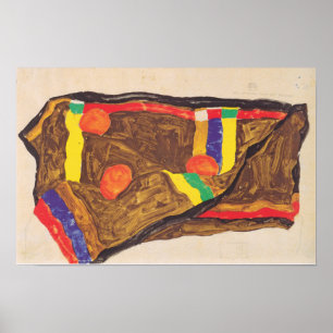 Schiele - Mein Spazierweg führt über Abgründe 1912 Poster
