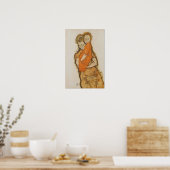 Schiele - Mutter und Kind Poster (Küche)