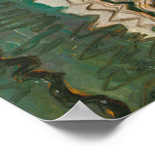 Schiele - Port Trieste Poster (Ecke)