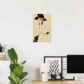 Schiele - Portrait einer Frau Poster (Heimbüro)
