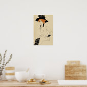 Schiele - Portrait einer Frau Poster (Küche)