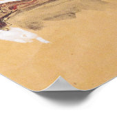 Schiele - Portrait von Eduard Kosmack 1910 Poster (Ecke)