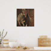 Schiele - Samen (Tod und Mensch) Poster (Küche)