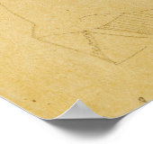 Schiele - Schlafmädchen 1908 Poster (Ecke)